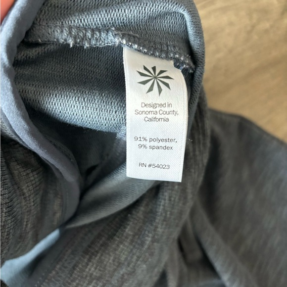 Athleta Techie Terry Mini Skirt Blue W/ Pockets Drawstring Womens XL Athletic - Picture 4 of 8